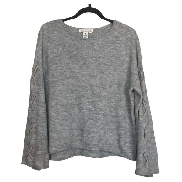 L.O.G.G x H&M Grey oversized lace up sweater S - Picture 1 of 7